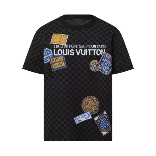 Louis Vuitton Art Printed Damier Cotton T-Shirt - LT134
