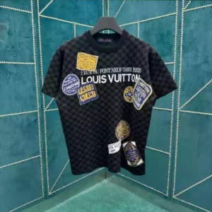 Louis Vuitton Art Printed Damier Cotton T-Shirt - LT134