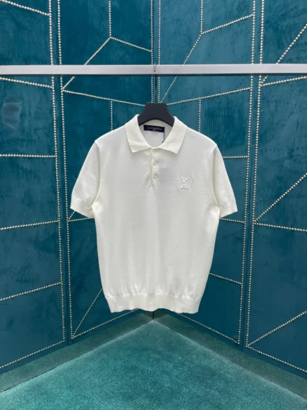 Louis Vuitton Embroidered Short-Sleeved Cotton Blend Polo Shirt - LT135