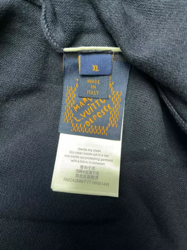 Louis Vuitton Embroidered Short-Sleeved Cotton Blend Polo Shirt - LT137