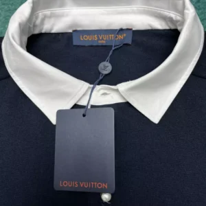 Louis Vuitton Embroidered Short-Sleeved Cotton Blend Polo Shirt - LT137