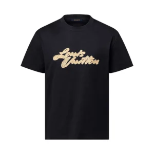 Louis Vuitton Embroidered Signature T-Shirt in Black - LT130