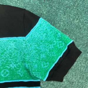 Louis Vuitton Iridescent Jacquard Short-Sleeved Polo - LT136