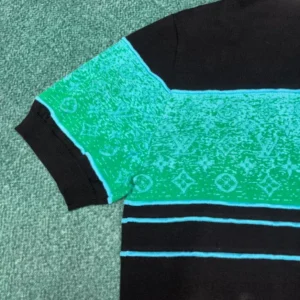 Louis Vuitton Iridescent Jacquard Short-Sleeved Polo - LT136