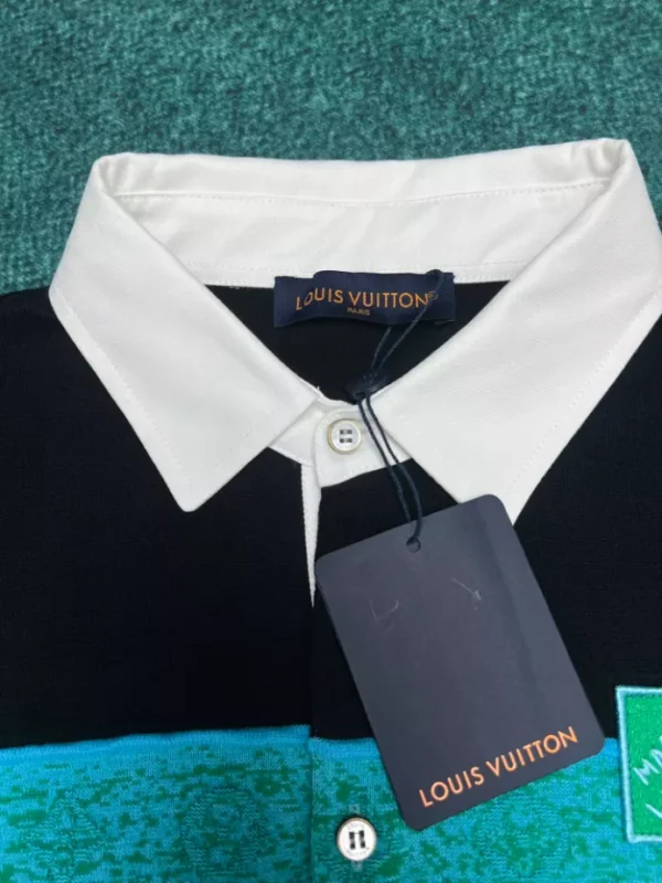 Louis Vuitton Iridescent Jacquard Short-Sleeved Polo - LT136