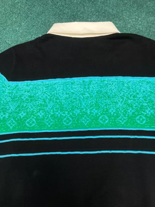 Louis Vuitton Iridescent Jacquard Short-Sleeved Polo - LT136