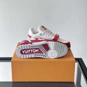 Louis Vuitton Trainer Sneaker In Red - LS310