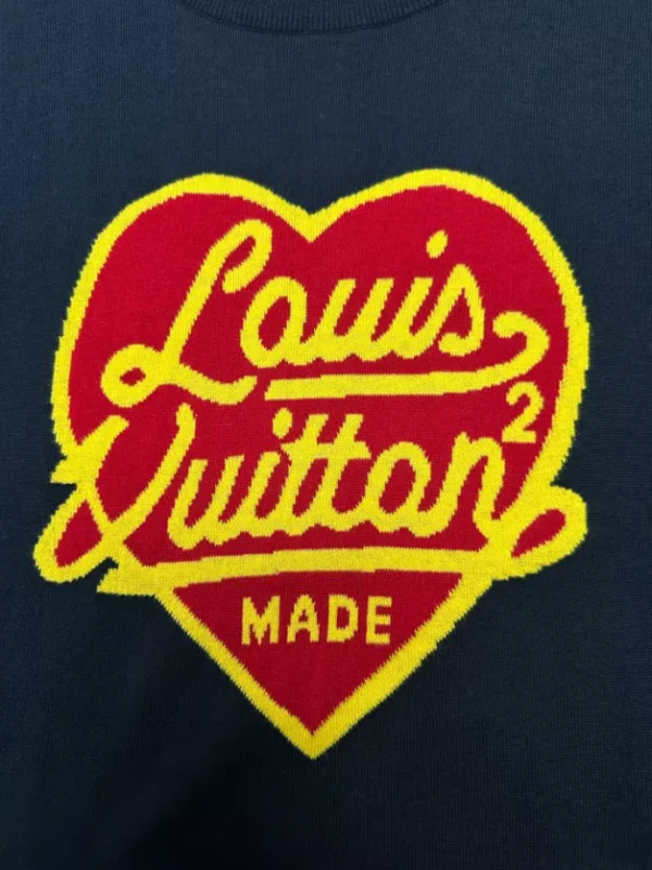 Louis Vuitton x Nigo Intarsia Jacquard Heart Crewneck - LT132