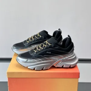 Dior B44 Blade Sneaker Gradient Black and Silver-Tone - DS163