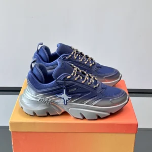 Dior B44 Blade Sneaker Gradient Blue and Silver-Tone - DS164