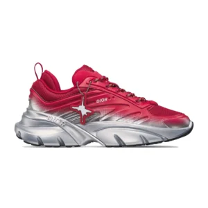 Dior B44 Blade Sneaker Gradient Red and Silver-Tone - DS161