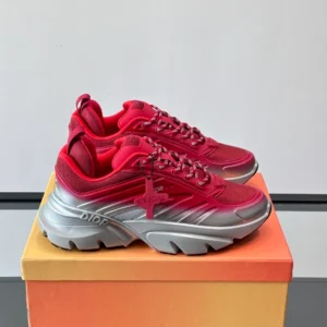 Dior B44 Blade Sneaker Gradient Red and Silver-Tone - DS161