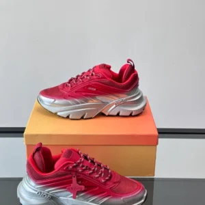 Dior B44 Blade Sneaker Gradient Red and Silver-Tone - DS161