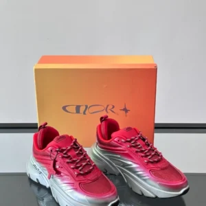 Dior B44 Blade Sneaker Gradient Red and Silver-Tone - DS161