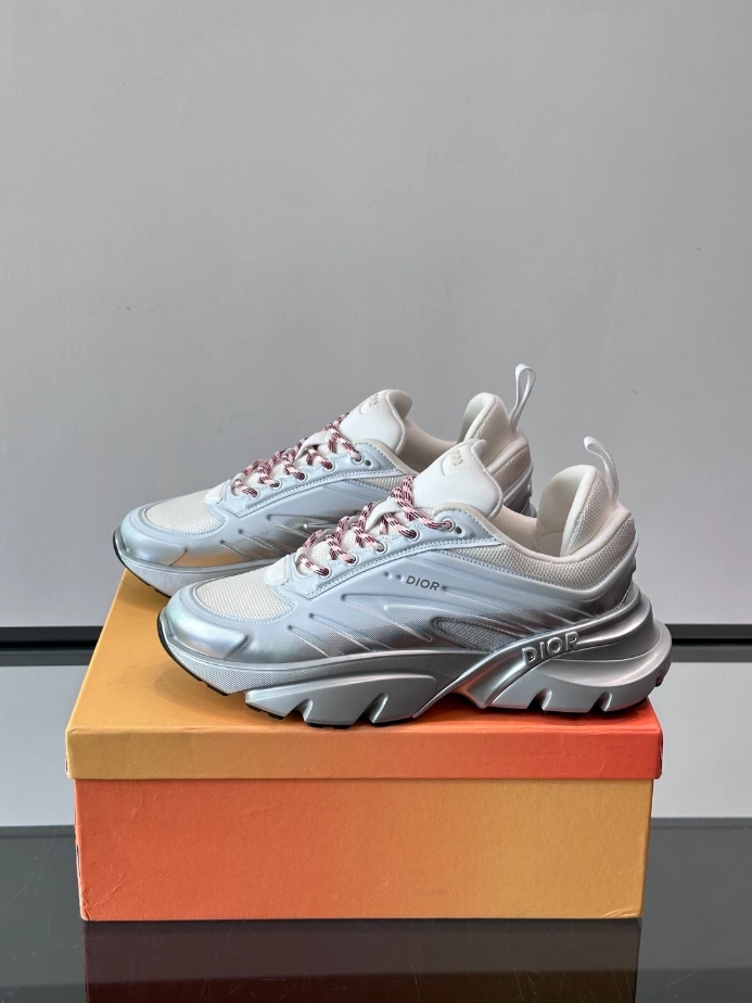 Dior B44 Blade Sneaker Gradient White and Silver-Tone - DS162