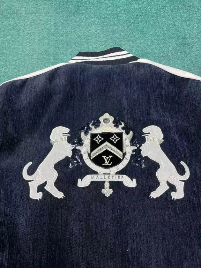 Louis Vuitton Denim Velvet Souvenir Jacket - LK49