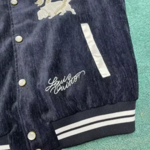 Louis Vuitton Denim Velvet Souvenir Jacket - LK49