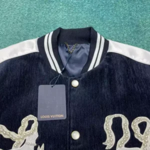 Louis Vuitton Denim Velvet Souvenir Jacket - LK49