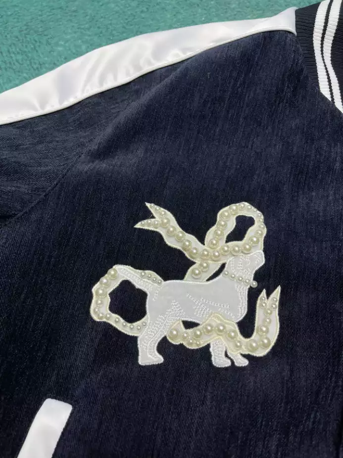 Louis Vuitton Denim Velvet Souvenir Jacket - LK49