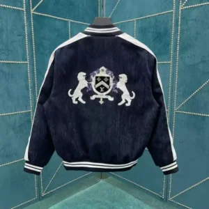 Louis Vuitton Denim Velvet Souvenir Jacket - LK49