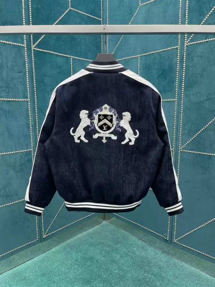 Louis Vuitton Denim Velvet Souvenir Jacket - LK49