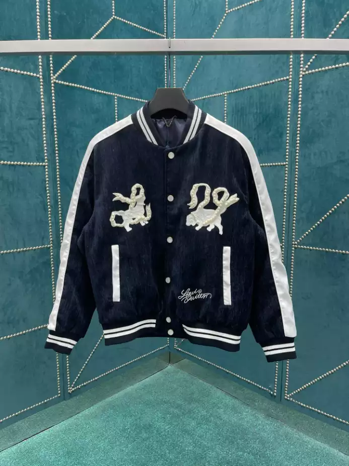 Louis Vuitton Denim Velvet Souvenir Jacket - LK49