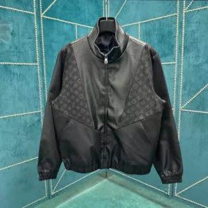Louis Vuitton Leather Mix Track Top - LK40