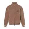 Louis Vuitton Leather Patch Fleece Blouson - LK58
