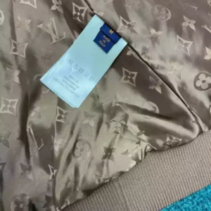 Louis Vuitton Leather Patch Fleece Blouson - LK58