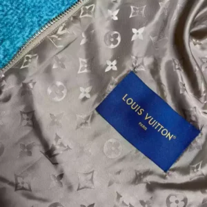 Louis Vuitton Leather Patch Fleece Blouson - LK58