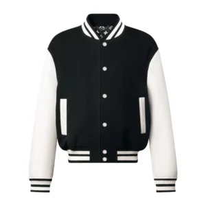 Louis Vuitton Leather Signature Varsity Jacket - LK46
