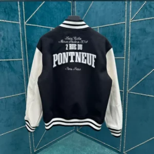 Louis Vuitton Leather Signature Varsity Jacket - LK46