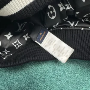 Louis Vuitton Leather Signature Varsity Jacket - LK46