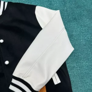 Louis Vuitton Leather Signature Varsity Jacket - LK46