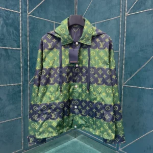 Louis Vuitton Monogram Printed Coach Jacket - LK52