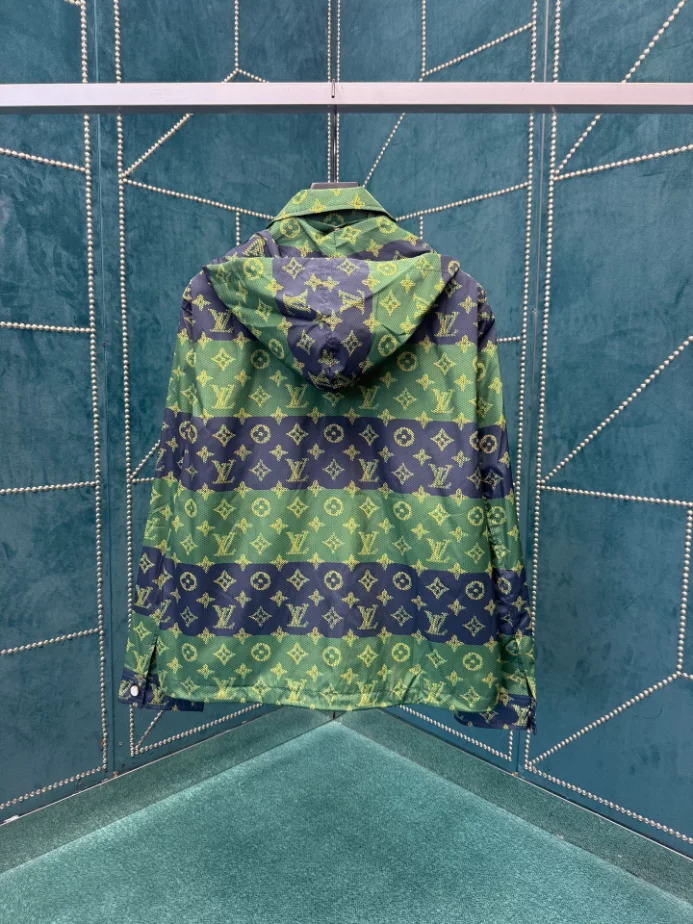 Louis Vuitton Monogram Printed Coach Jacket - LK52