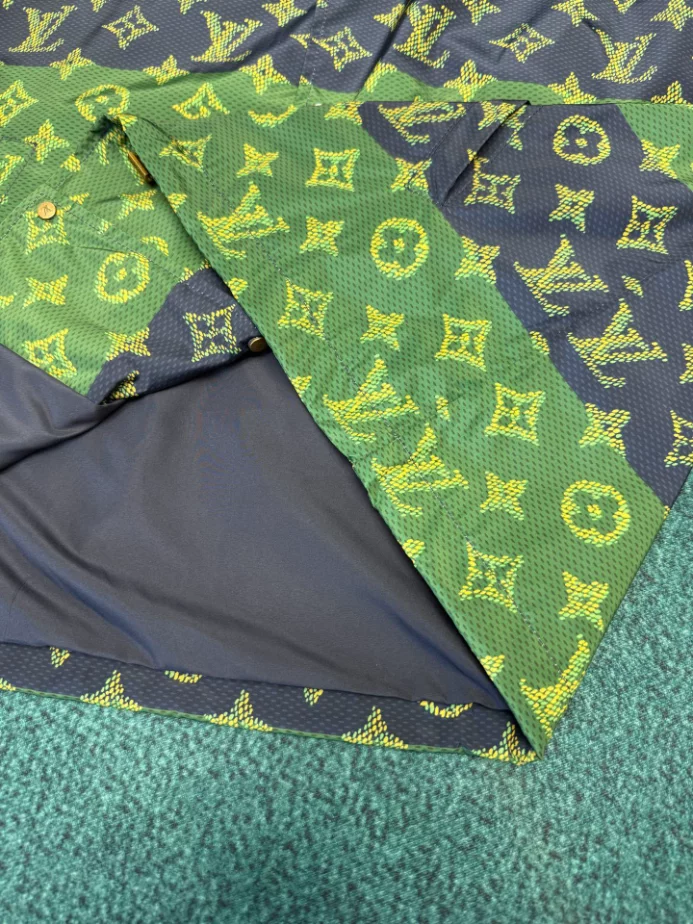 Louis Vuitton Monogram Printed Coach Jacket - LK52