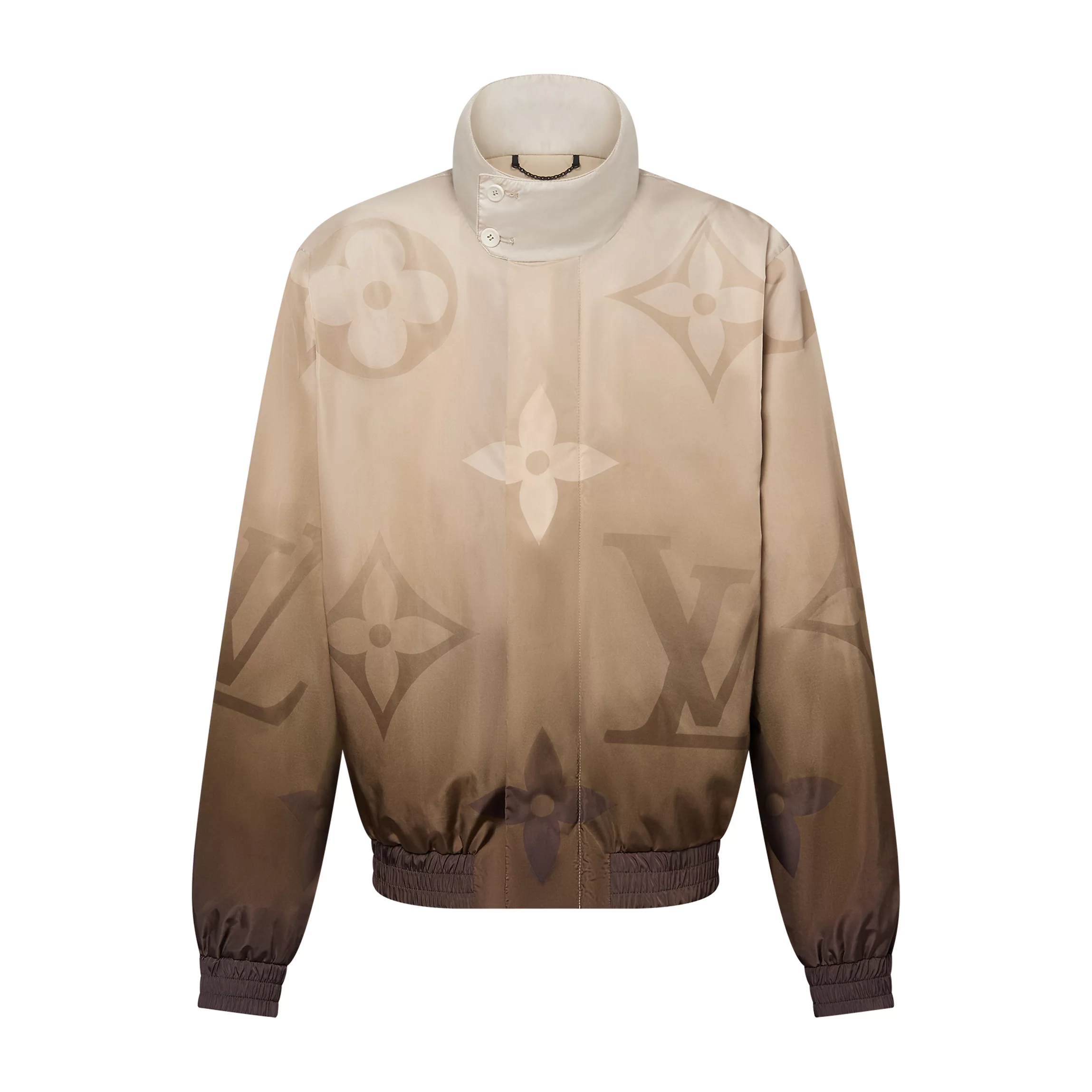 Louis Vuitton Monogram Printed Light Nylon Windbreaker - LK47