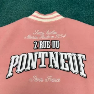 Louis Vuitton Signature Leather Varsity Jacket - LK45