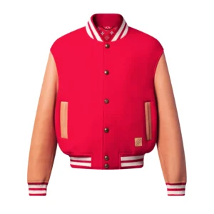 Louis Vuitton Vvn Leather Varsity Jacket - LK51