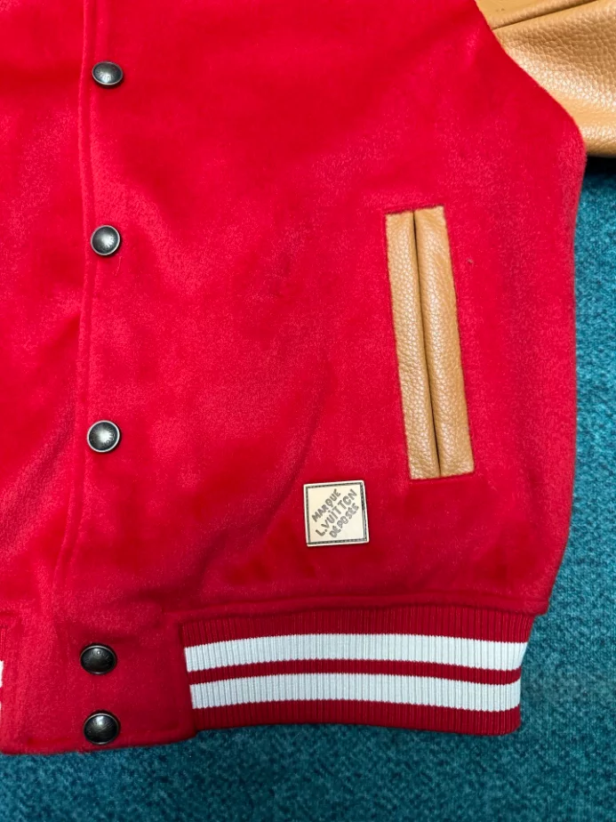 Louis Vuitton Vvn Leather Varsity Jacket - LK51