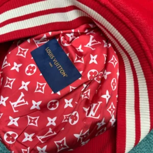 Louis Vuitton Vvn Leather Varsity Jacket - LK51