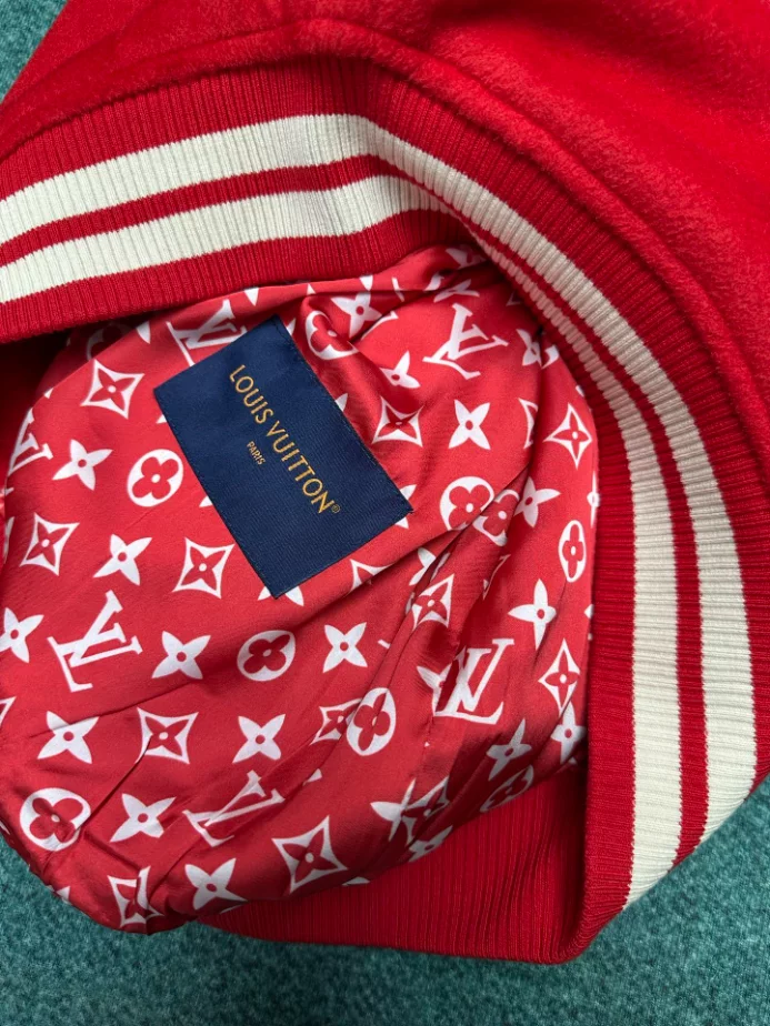 Louis Vuitton Vvn Leather Varsity Jacket - LK51