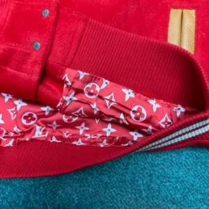 Louis Vuitton Vvn Leather Varsity Jacket - LK51