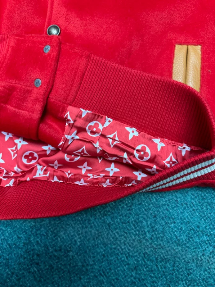 Louis Vuitton Vvn Leather Varsity Jacket - LK51