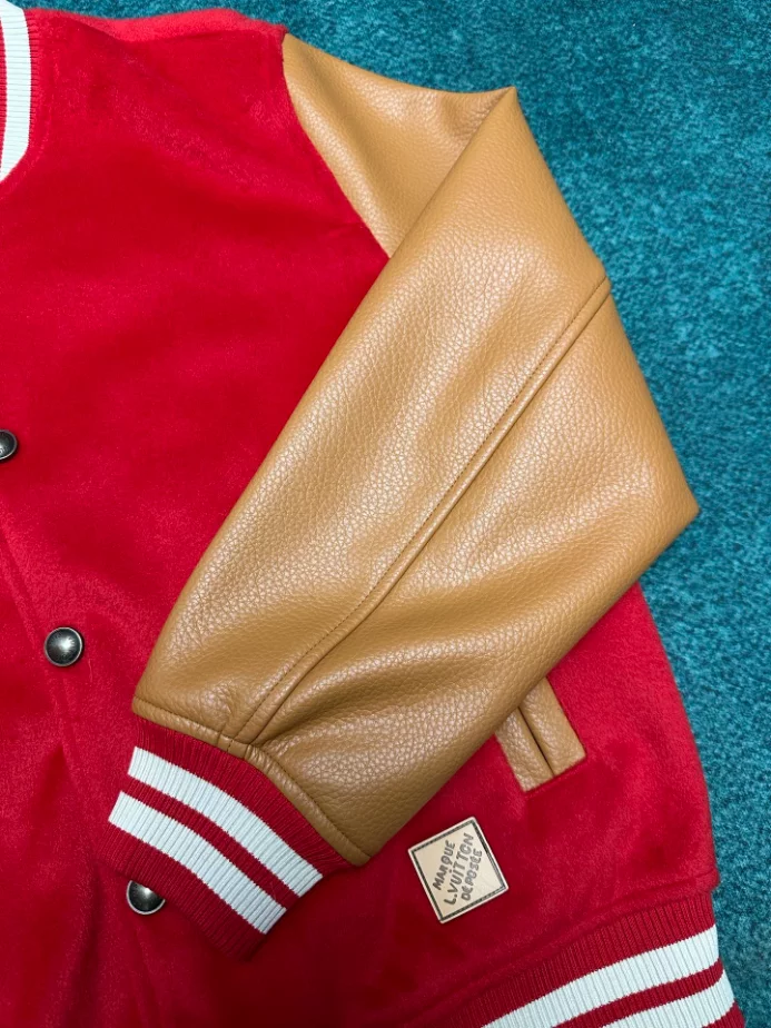 Louis Vuitton Vvn Leather Varsity Jacket - LK51