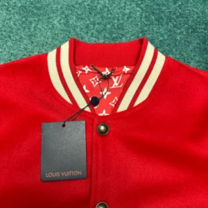 Louis Vuitton Vvn Leather Varsity Jacket - LK51