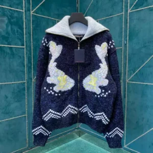 Louis Vuitton Zippered Knitted Blouson - LK50