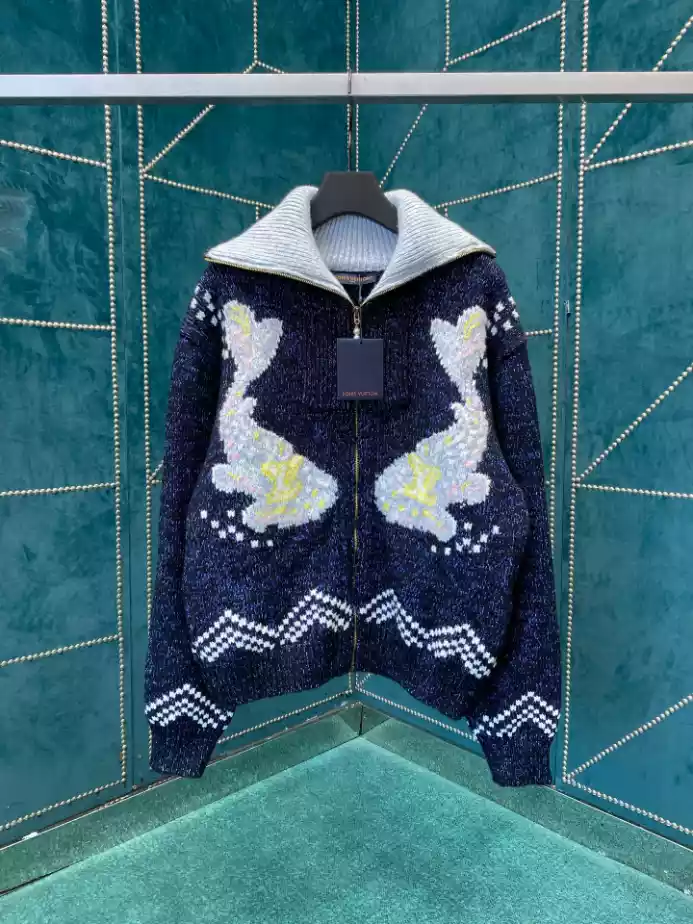 Louis Vuitton Zippered Knitted Blouson - LK50