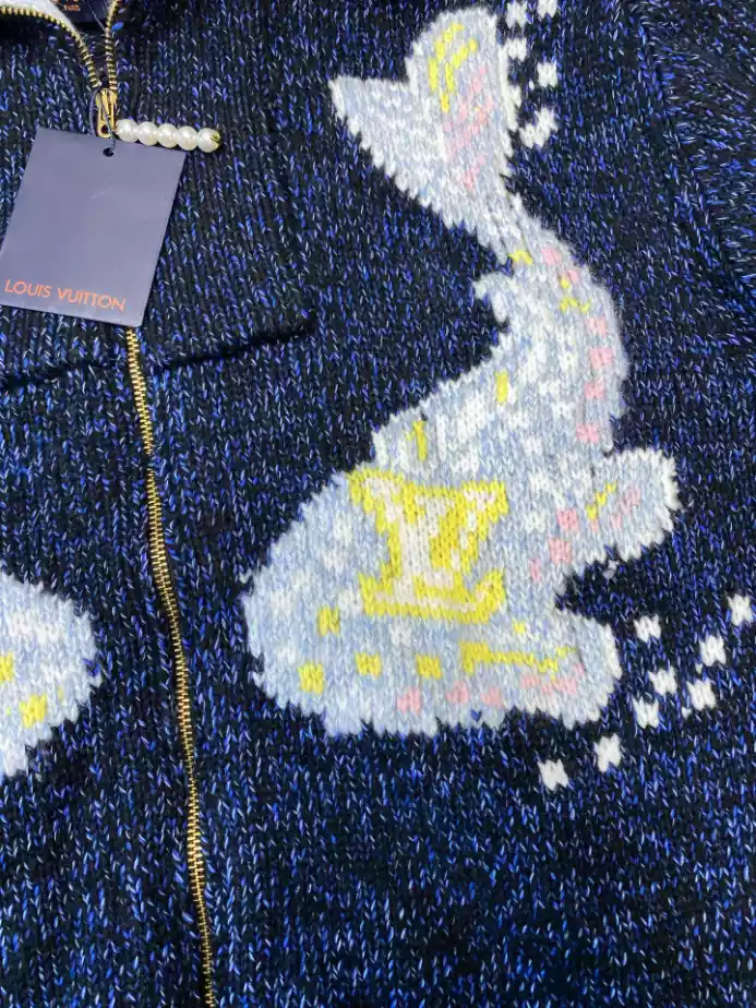 Louis Vuitton Zippered Knitted Blouson - LK50